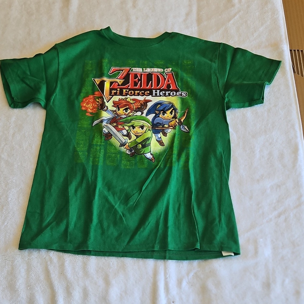 Nintendo Link 100% Cotton T-Shirt The Legend of Zelda: Tri Force Heroes 2016